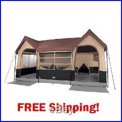 Tent 10 Person Luxury Tall Camping Hiking Outdoor Family Cabin Tent