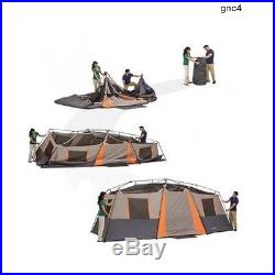 Tent 3 Room 12 Person Family Instant Cabin Outdoor Camping Large Rainfly Canvas