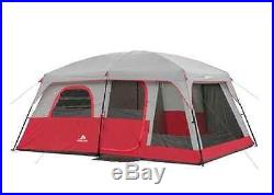 Tent Ozark Trail 10 Person 2 Room Family Cabin Carry bag Gear loft Durable NEW