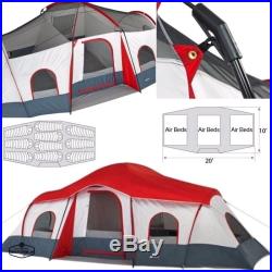 Tents For Camping Family 4 6 8 10 People Person Big Canopie Cabin Hiking 3 Room