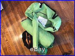 Tentsile Stingray Green tent, orange straps, gray fly Used