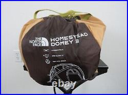 The North Face Homestead Domey 3 Person Car Camping Travel Beach Tent Almond