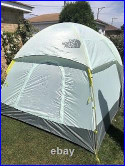 The North Face Sequoia 4 Tent with Footprint Green USED ONCE