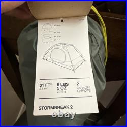The North Face Stormbreak 2 Person Car Camping Travel Beach Tent AGAVEGREEN
