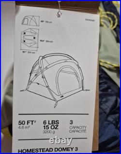 The North Face Tent Homestead Domey 3 Person NEW Three Person Capacity