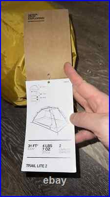 The North Face Trail Lite 2 Backpacking Mountaineering 2 Person 3 Season Tent