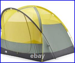 The North Face Wawona 4 Person Double Wall Tent With Vestibule Asphau Grey Yellow