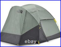 The North Face Wawona 4 Person Double Wall Tent With Vestibule Asphau Grey Yellow