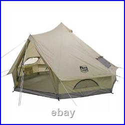 Timber Ridge 6 Person Yurt Glamping Water-Resistant Tent 67 x 71 (Beige) NEW
