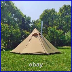 Tipi Hot Tent with Fire Retardant Stove Jack for Flue Pipes 23 Person Lightw