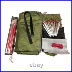 Tipi Hot Tent with Fire Retardant Stove Jack for Flue Pipes 23 Person Lightw