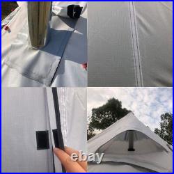 Tipi Hot Tent with Fire Retardant Stove Jack for Flue Pipes 23 Person Lightw