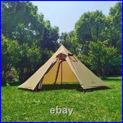 Tipi Hot Tent with Fire Retardant Stove Jack for Flue Pipes 23 Person Lightw