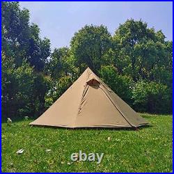 Tipi Hot Tent with Fire Retardant Stove Jack for Flue Pipes, 34 Person