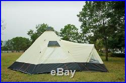 Tipi Tent 6M Zipped-in-Groundsheet Family Camping 12 Person teepee 6 meter tent