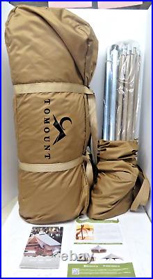 Tomount Canvas Bell Tent Outdoor Camping Glamping tent 16.4feet x 9.2feet