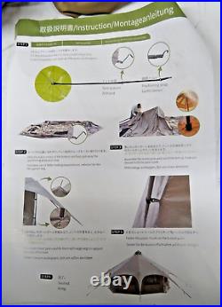 Tomount Canvas Bell Tent Outdoor Camping Glamping tent 16.4feet x 9.2feet