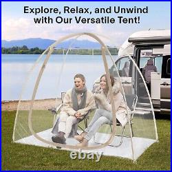 TopGold Pop Up Pod Tents for Sports Outdoor Clear Bubble Tent Rain Tent
