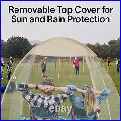 TopGold Sport Pop Up Tent Sport Pod Football Tent Weather Proof Pod Transparent