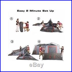 Trail 12-Person 3-Room Instant Cabin Large Family Tent Camping Hunting Outdoor