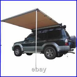 Trustmade 6x6FT Car Side Awning Rooftop SUV Outdoor Pull Out Tent Shelter Black