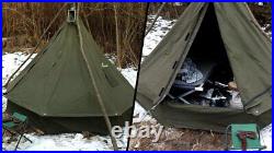 Two largest Polish lavvu ponchos size 4 after modernization even bigger big tent
