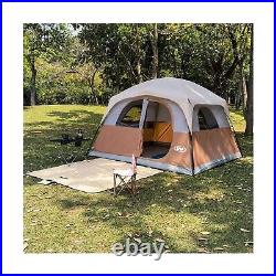 UNP Tents 6 Person Waterproof Windproof Easy Setup, Double Layer Family Camping