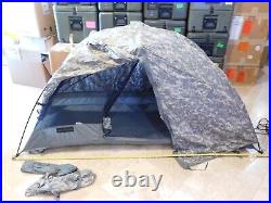 USGI Litefighter 1 Individual Shelter Tent ACU With Self Inflating Mat