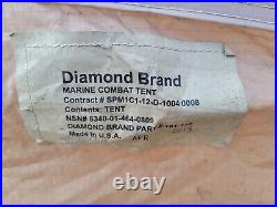 USGI USMC 2 Man Tent Diamond Brand NSN#8430-01-464-0809
