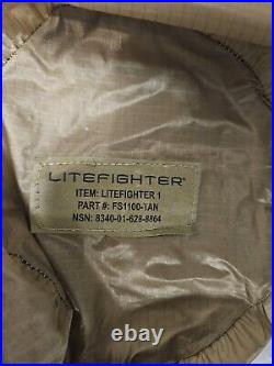 US LiteFighter 1 Individual Tent System NSN8340-01-628-8864 Tan/Coyote Free Ship