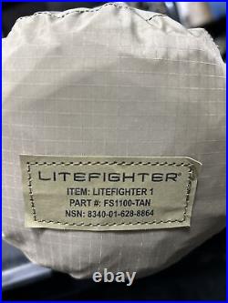 US LiteFighter 1 Individual Tent System NSN8340-01-628-8864 Tan/Coyote NEW