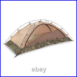 US Military GI Surplus Eureka! TCOP One Person Combat Tent Woodland Camo, Used