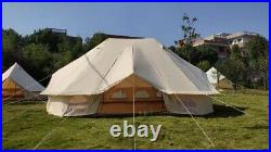 US Shipped Large Waterproof Cotton Canvas Twin Emperor Bell Tent Glamping Tent