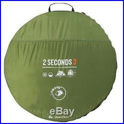 (US Warehouse) Quechua Waterproof Pop Up Camping Tent 2 Seconds Easy III, 3 Man