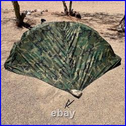 US Woodland Camouflage Tent One person combat TCOP US Woodland Camouflage Tent One person combat TCOP