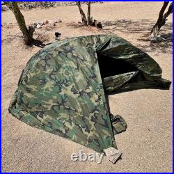 US Woodland Camouflage Tent One person combat TCOP US Woodland Camouflage Tent One person combat TCOP
