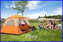 Ubon 4/6/8 Person Camping Tent 60 Seconds Set Up Waterproof Instant Family Tent