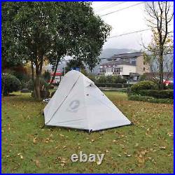 Ultralight Backpacking Tent come with Aluminum Pegs Reflective Rope Carry Bag