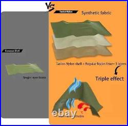 Upgraded Tactical Bivy Tent Waterproof Windproof Solo Shelter with Poles Window