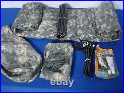 Used Us Military One Man Tent Improved Combat Shelter Digital Camo