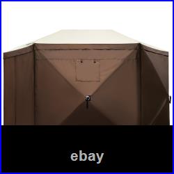 VEVOR Camping Gazebo Screen Tent, 1212ft, 6 Sided Pop-up Canopy Shelter Tent wi