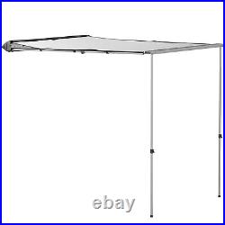 VEVOR Car Awning Car Tent Retractable Waterproof SUV Rooftop Grey 4.6'x6.6