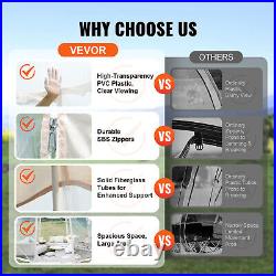 VEVOR Sports Tent Instant Pop-Up Clear Bubble Shelter Weather Proof 4-8 Person