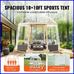 VEVOR Sports Tent Instant Pop-Up Clear Bubble Shelter Weather Proof 4-8 Person