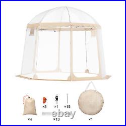 VEVOR Sports Tent Instant Pop-Up Clear Bubble Shelter Weather Proof 4-8 Person