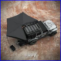 Vehicle Awning 270°Roof Rack Pull-Out Canopy Sun Shade Passenger Side fr Camping