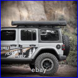 Vehicle Awning 270°Roof Rack Pull-Out Canopy Sun Shade Passenger Side fr Camping