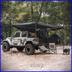 Vehicle Awning 270°Roof Rack Pull-Out Canopy Sun Shade Passenger Side fr Camping