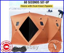 Vevor Ice Fishing Tent Waterproof Pop-up 8 Person