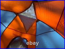 Vintage 1970s JanSport Mountain Dome Tent, Orange and Blue